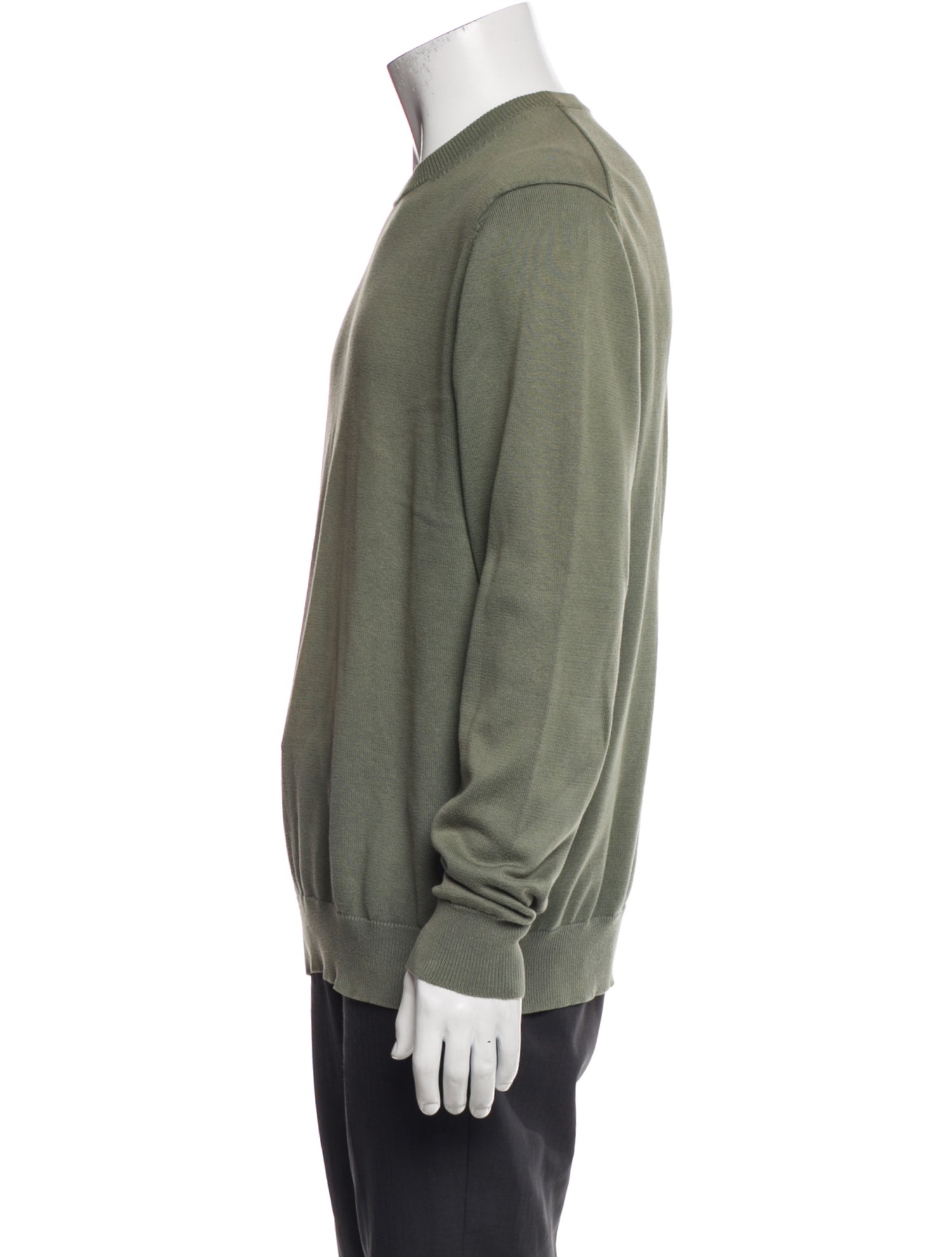Neiman Marcus Crew Neck Long Sleeve T-Shirt
