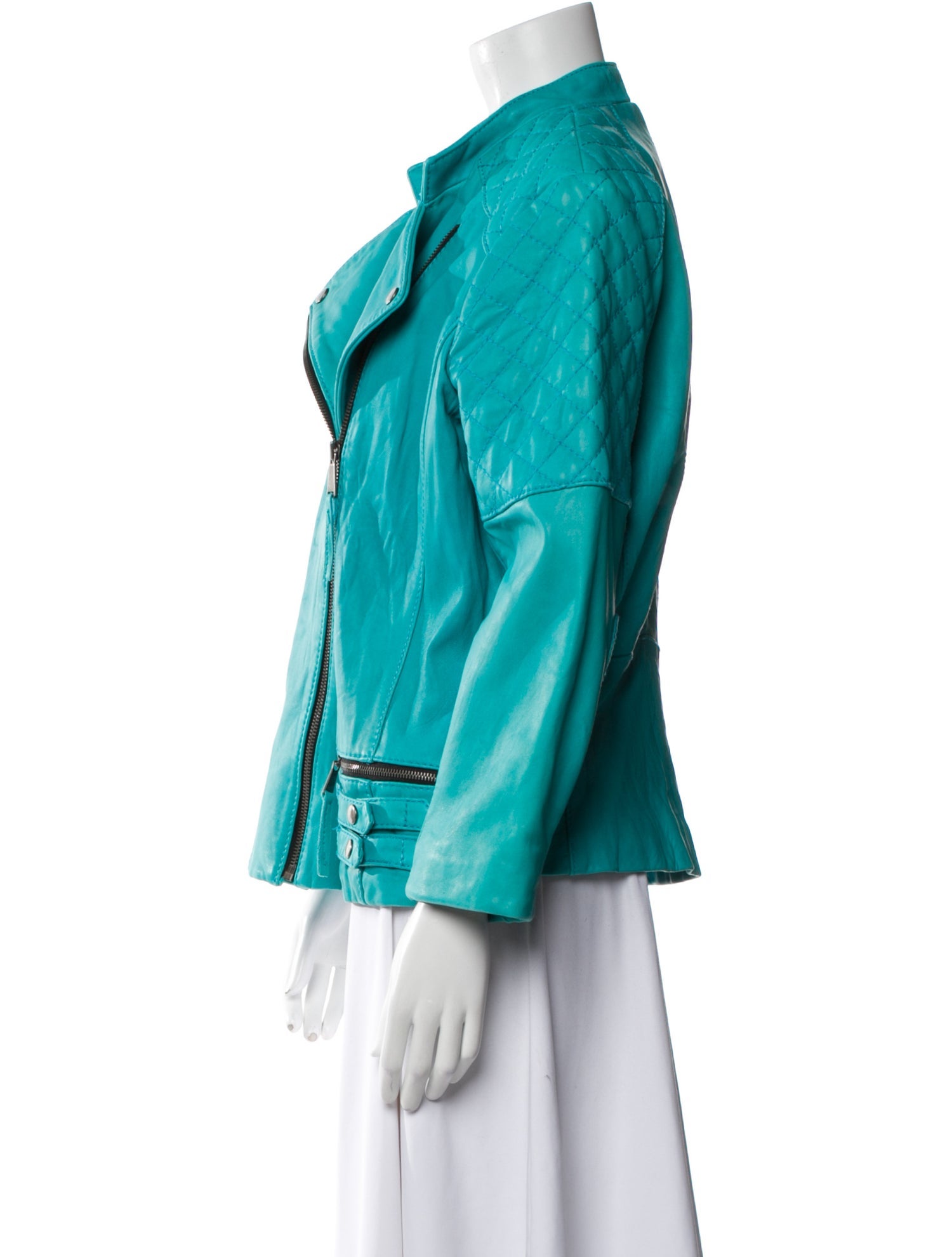 Neiman Marcus Leather Biker Jacket