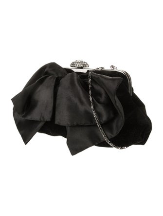 Neiman Marcus Velvet Shoulder Bag