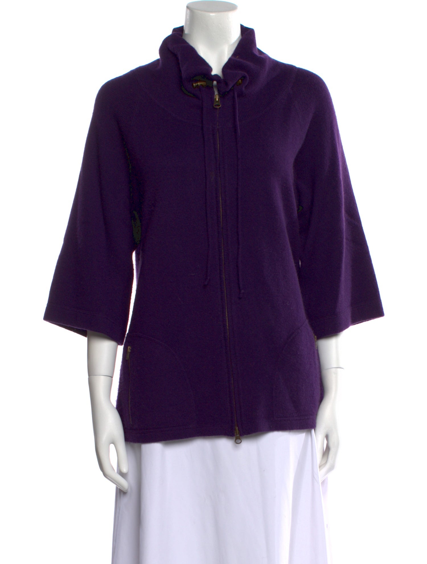 Neiman Marcus Cashmere Mock Neck Sweater