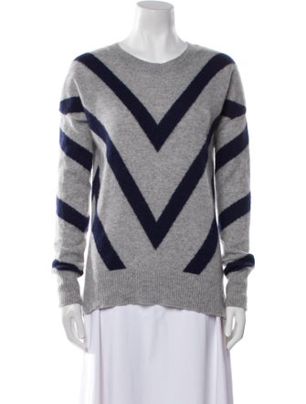 Neiman Marcus Cashmere Striped Sweater