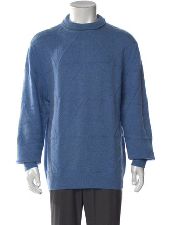 Neiman Marcus Cashmere Mock Neck Pullover