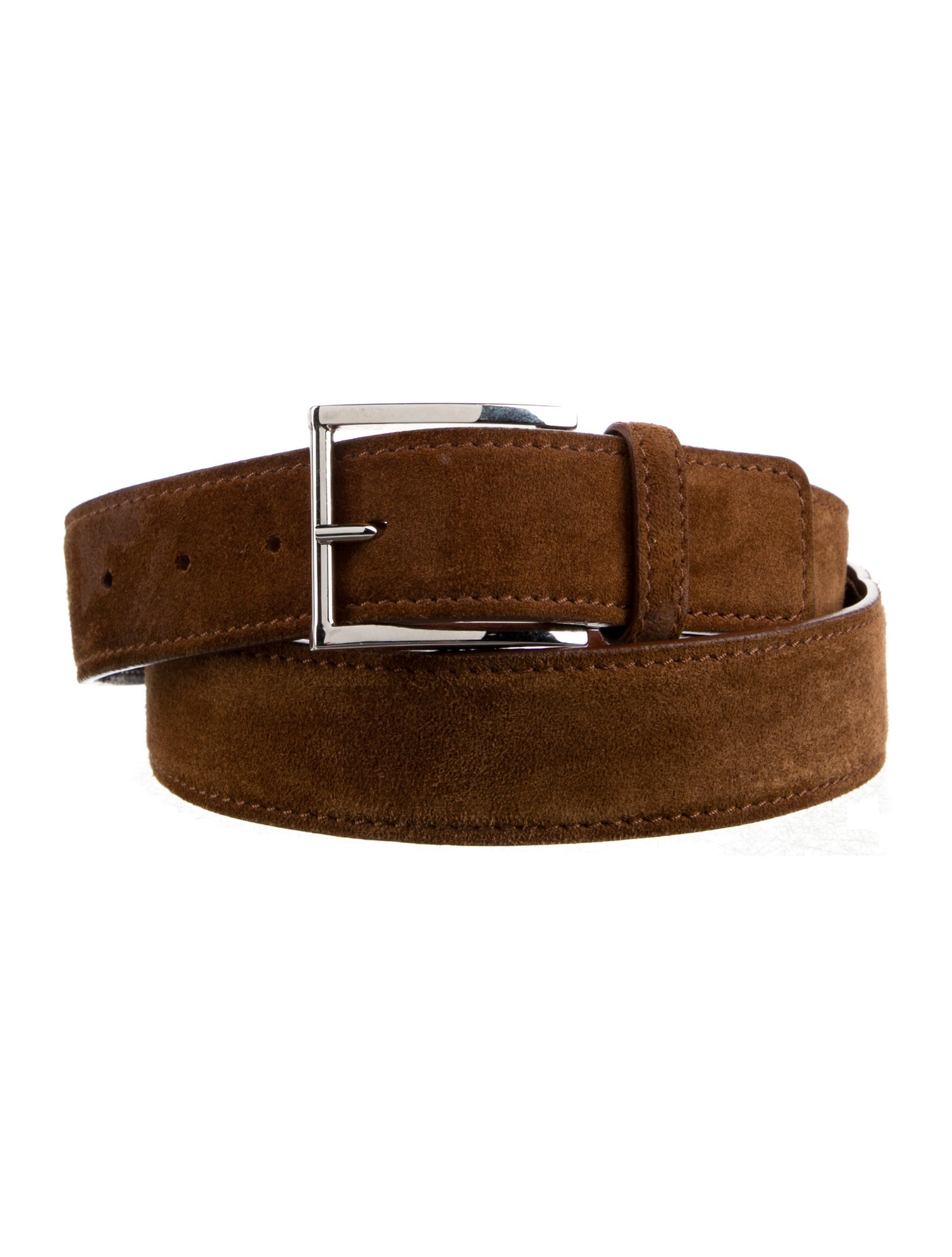 Neiman Marcus Suede Leather Trim Embellishment Belt