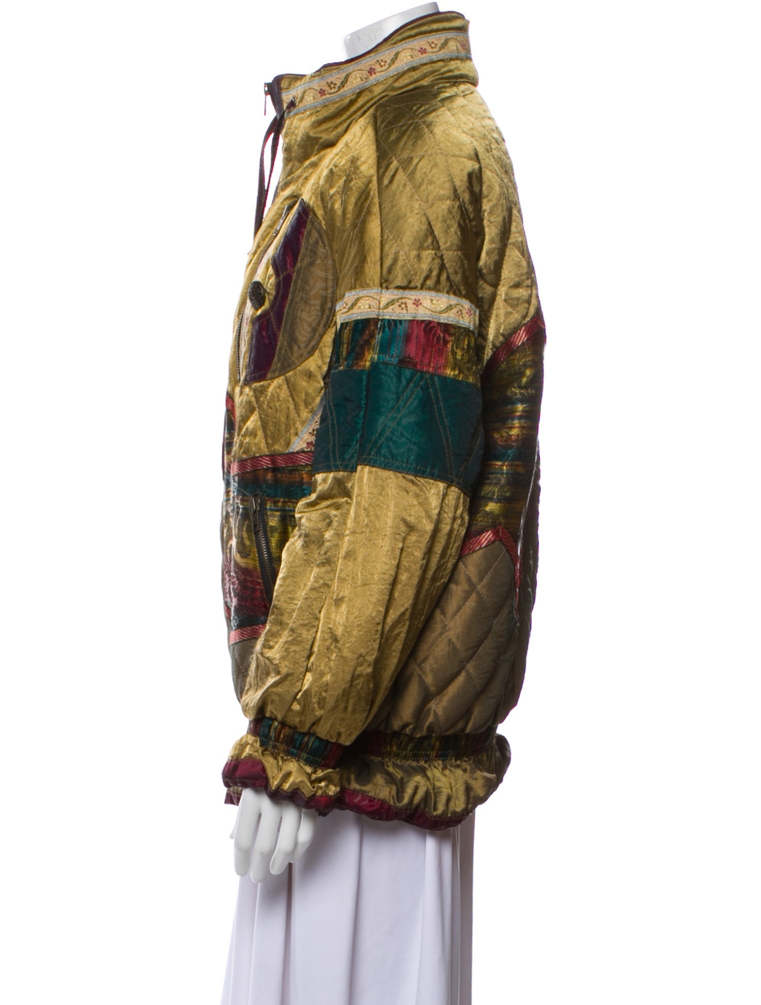 Neiman Marcus Nylon Printed Jacket