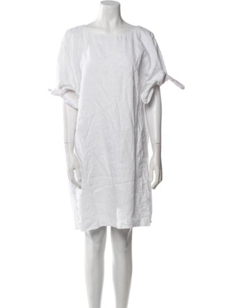 Neiman Marcus Linen Mini Dress