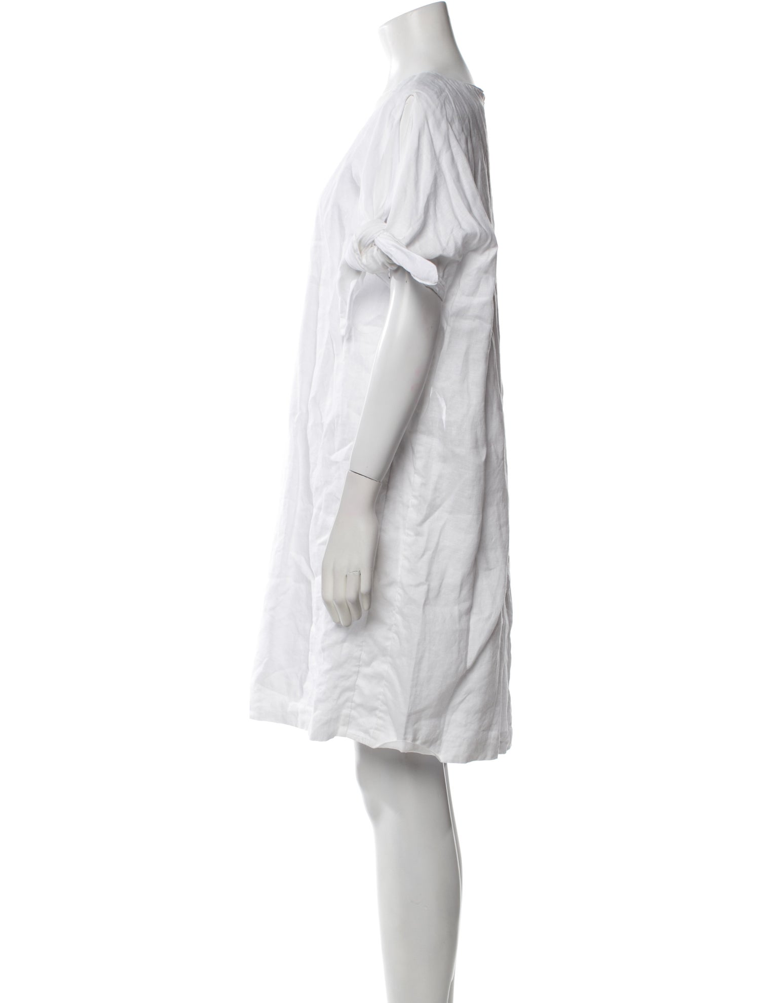 Neiman Marcus Linen Mini Dress