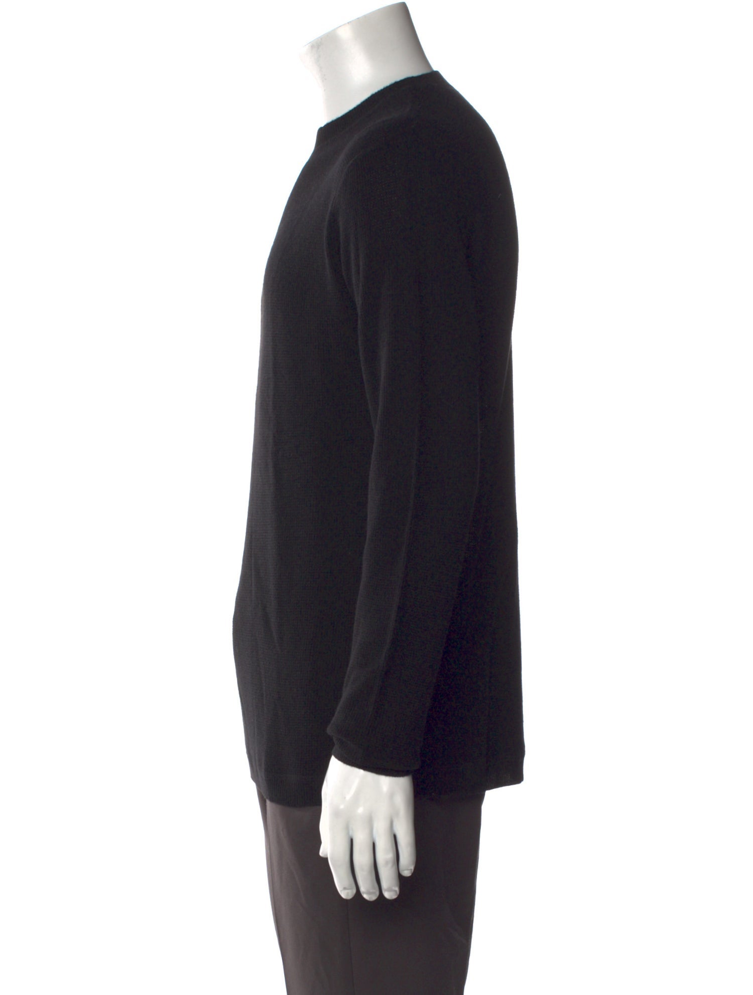 Neiman Marcus Silk Crew Neck Pullover