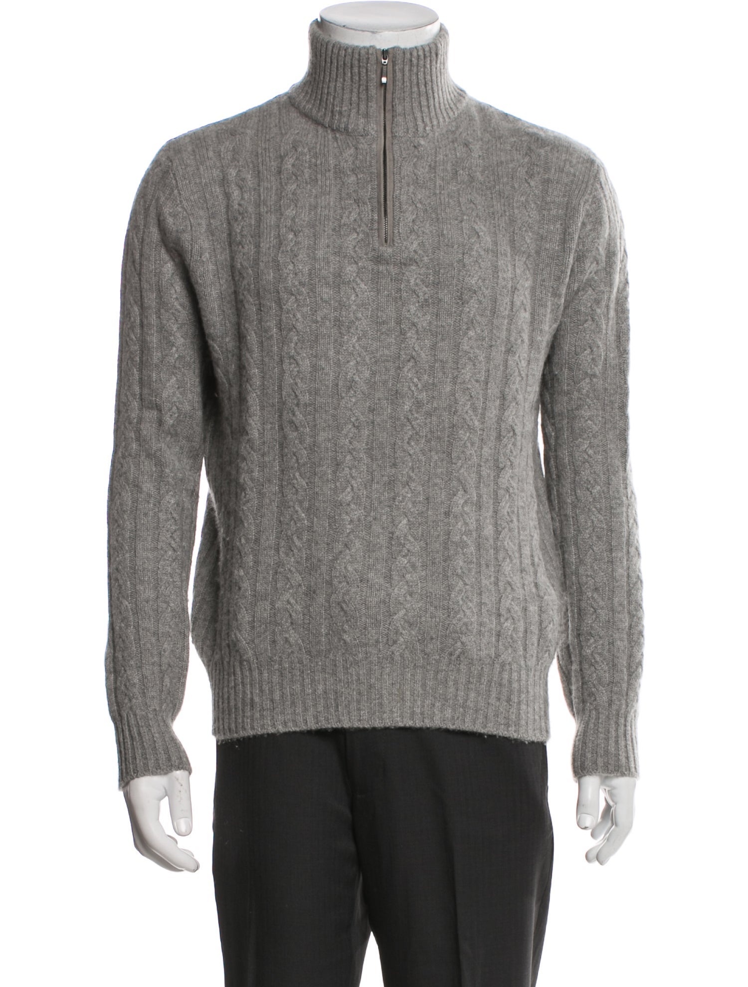 Neiman Marcus Cashmere Turtleneck Pullover