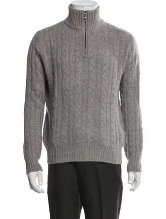 Neiman Marcus Cashmere Turtleneck Pullover