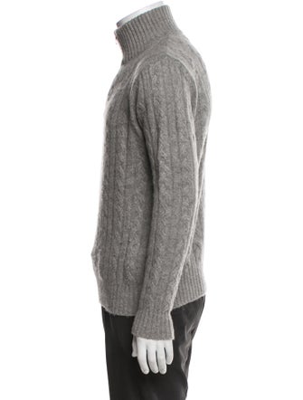 Neiman Marcus Cashmere Turtleneck Pullover
