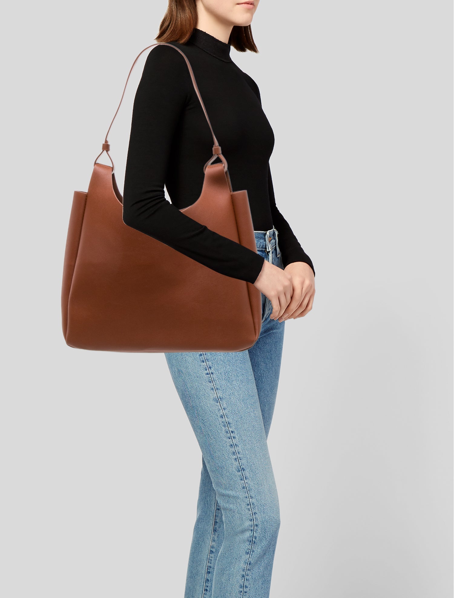 Neiman Marcus Leather Hobo