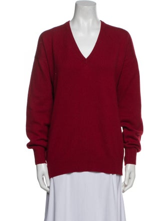 Neiman Marcus Cashmere V-Neck Sweater