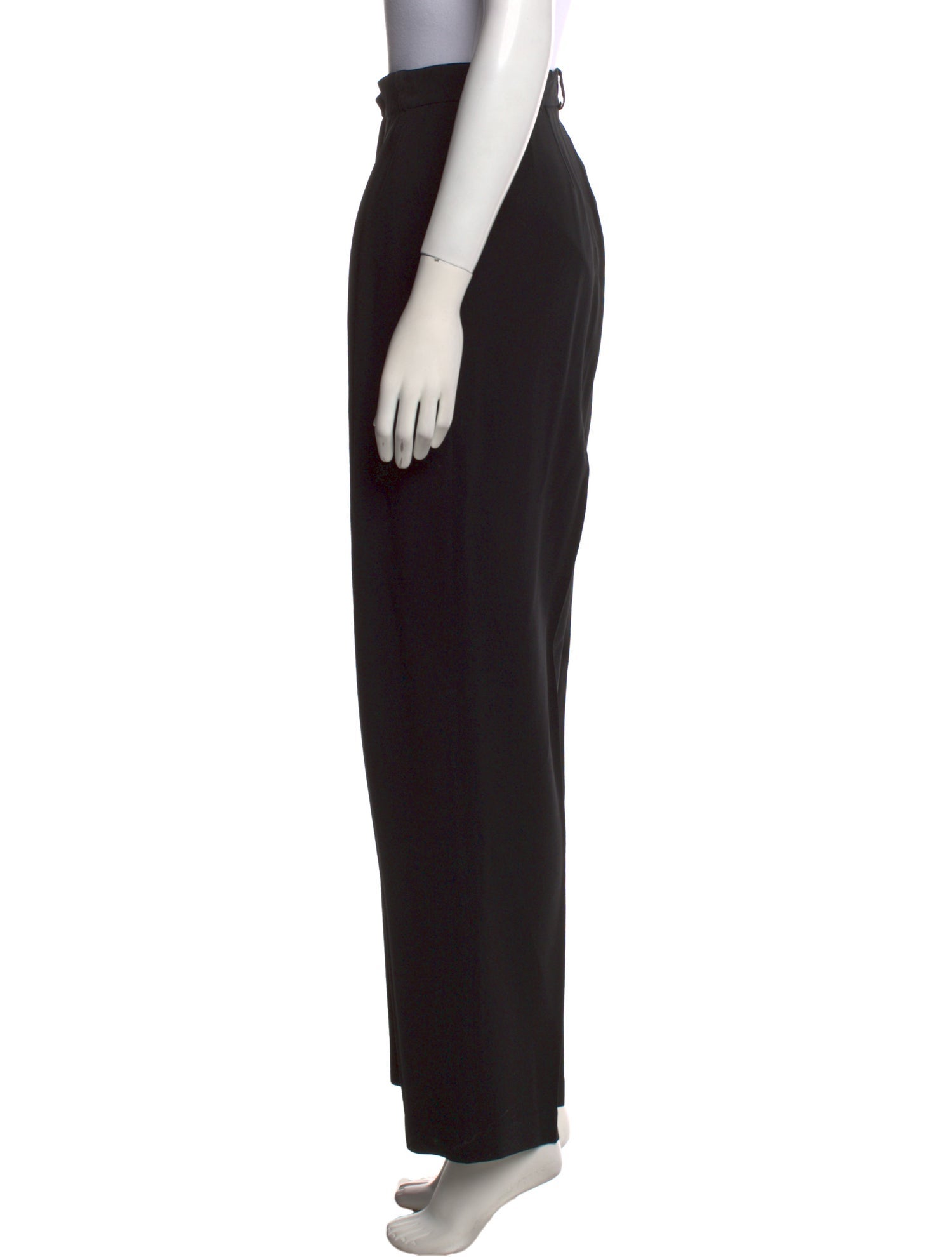 Neiman Marcus Virgin Wool Straight Leg Pants