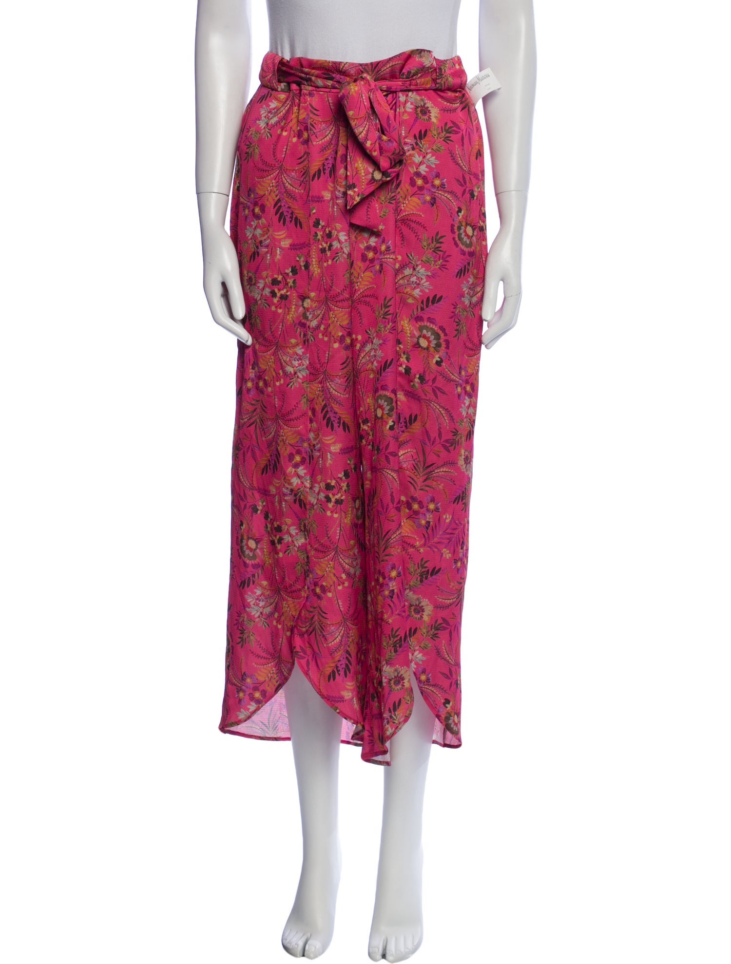 Neiman Marcus Floral Print Wide Leg Pants w/ Tags