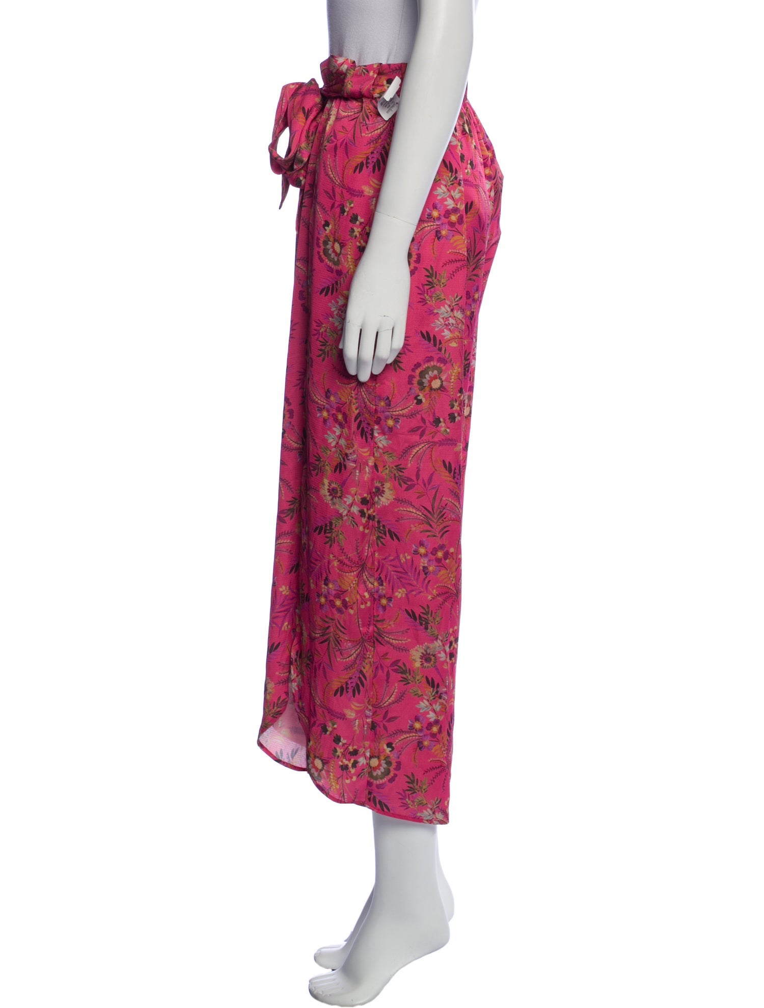 Neiman Marcus Floral Print Wide Leg Pants w/ Tags