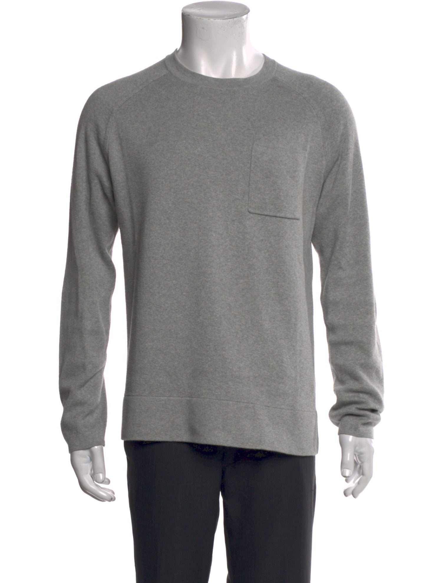 Neiman Marcus Crew Neck Long Sleeve Pullover
