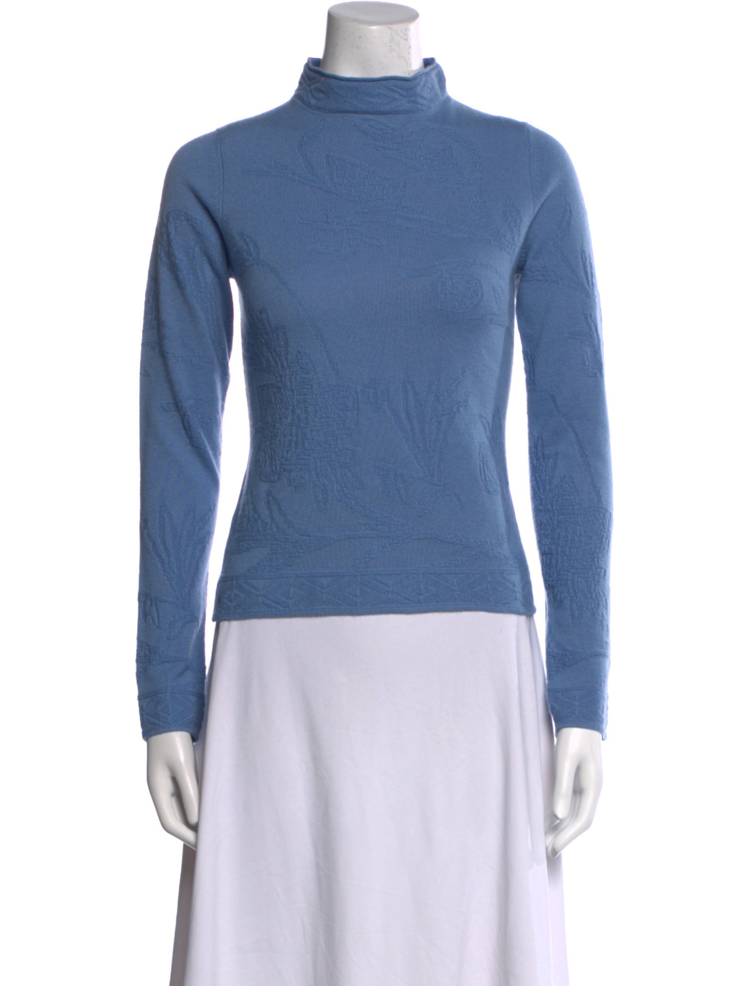 Neiman Marcus Cashmere Turtleneck Sweatshirt