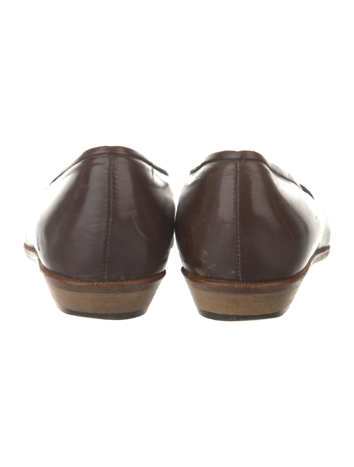 Neiman Marcus Leather Ballet Flats