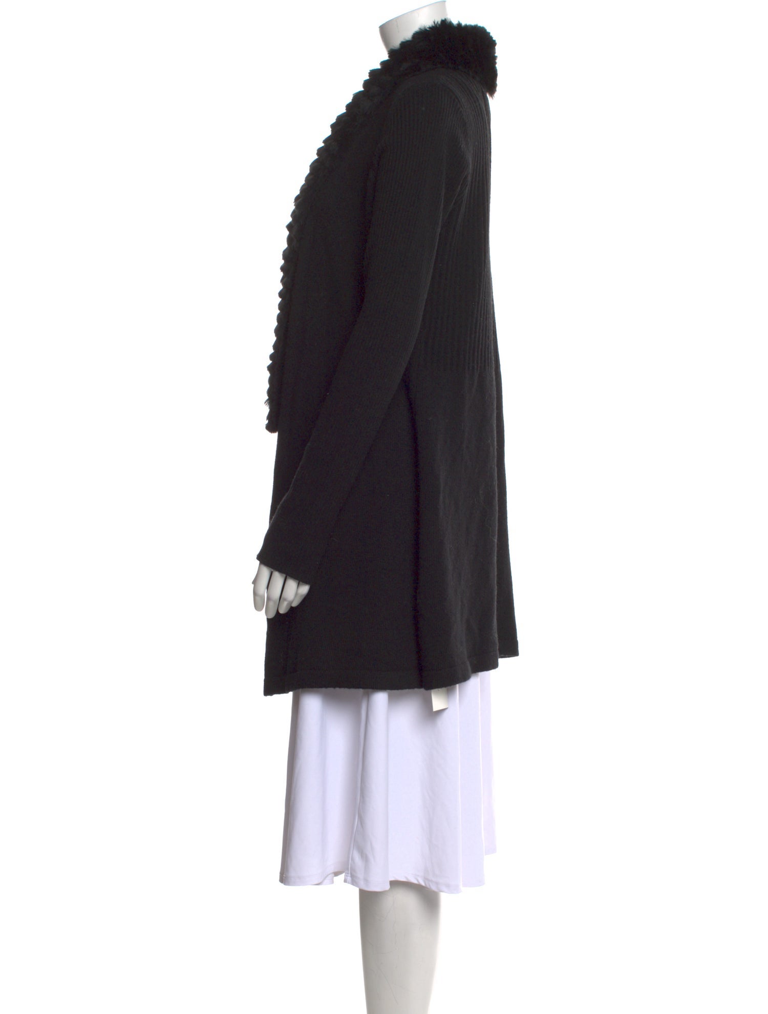 Neiman Marcus Cashmere Open Front Sweater