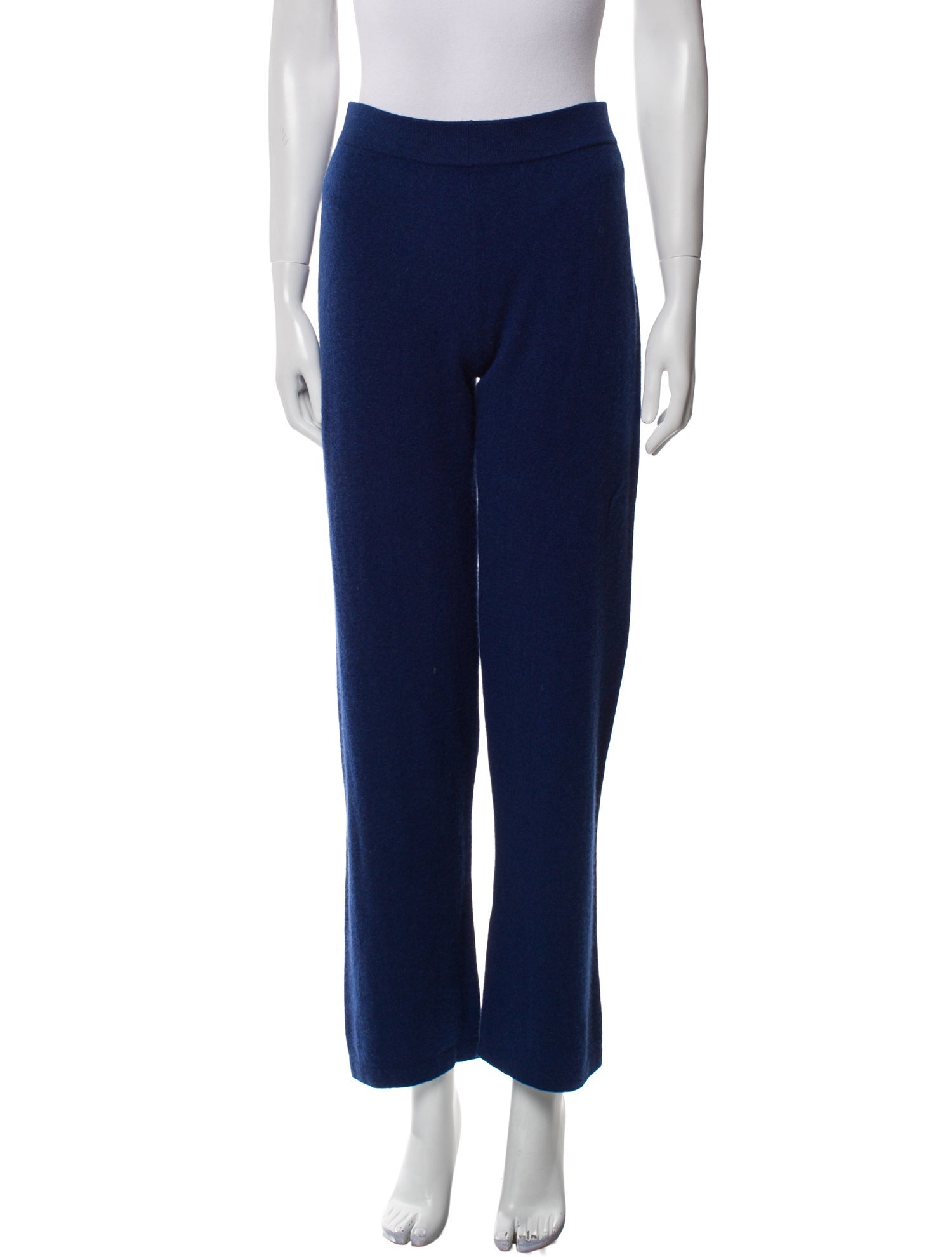 Neiman Marcus Cashmere Ruffle Embellishment Sweatpants
