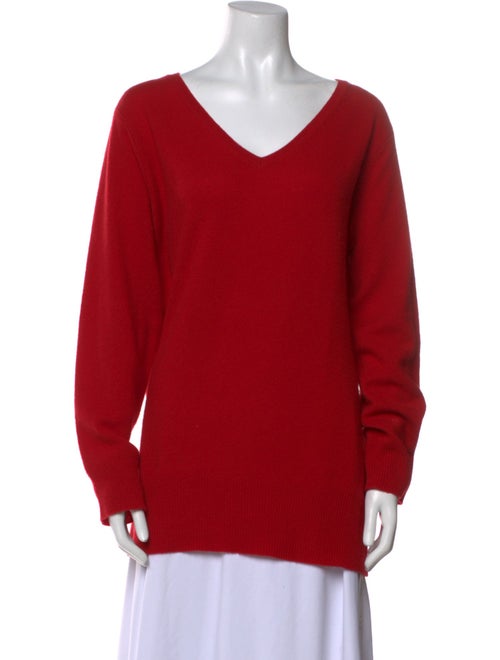 Neiman Marcus Cashmere V-Neck Sweater