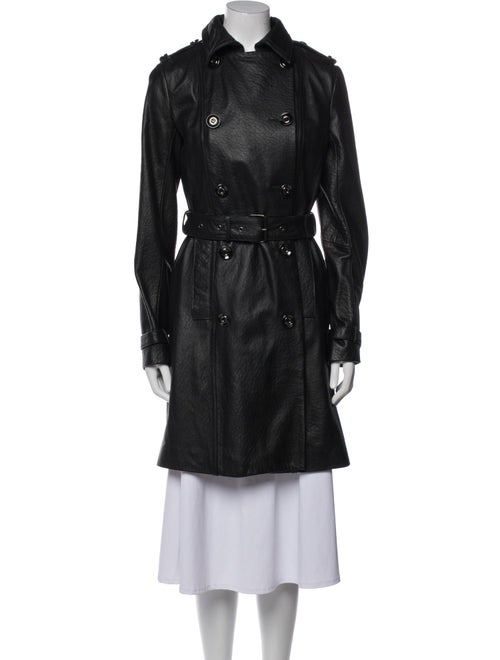 Neiman Marcus Leather Trench Coat