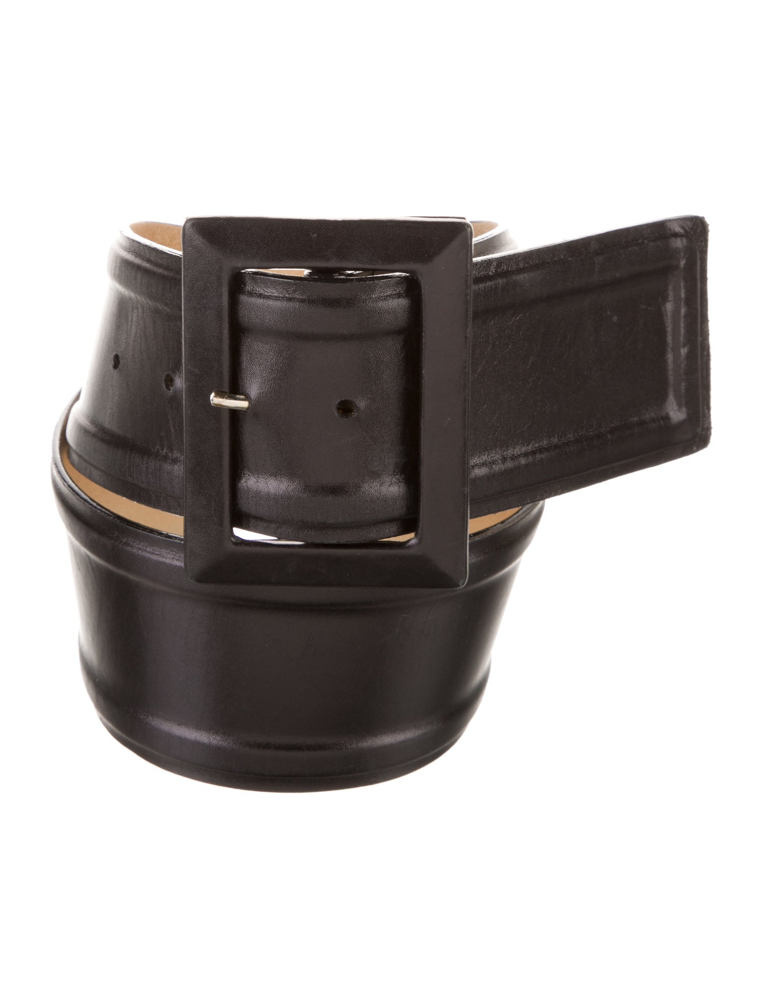 Neiman Marcus Wide Leather Waist Belt