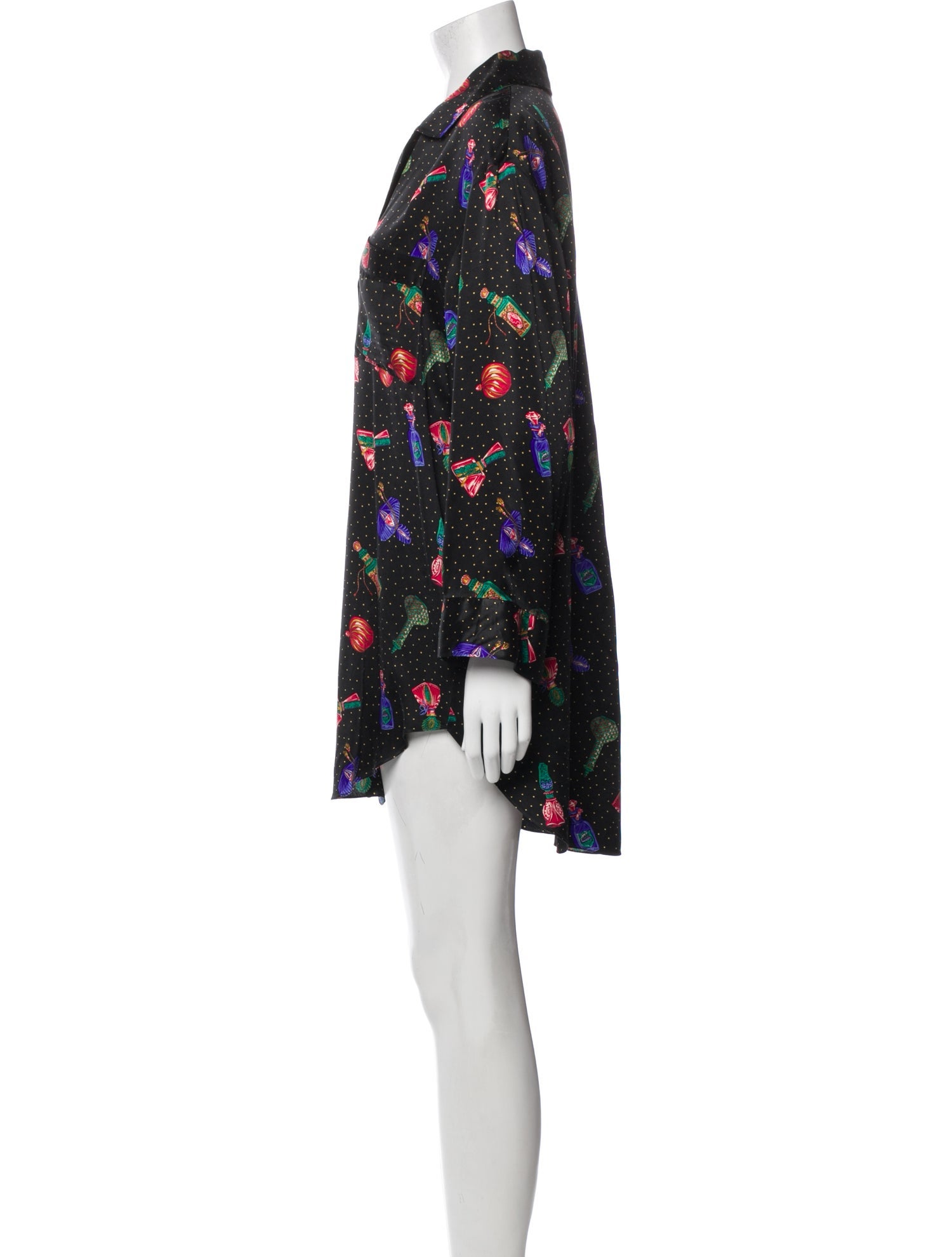 Neiman Marcus Silk Printed Pajamas