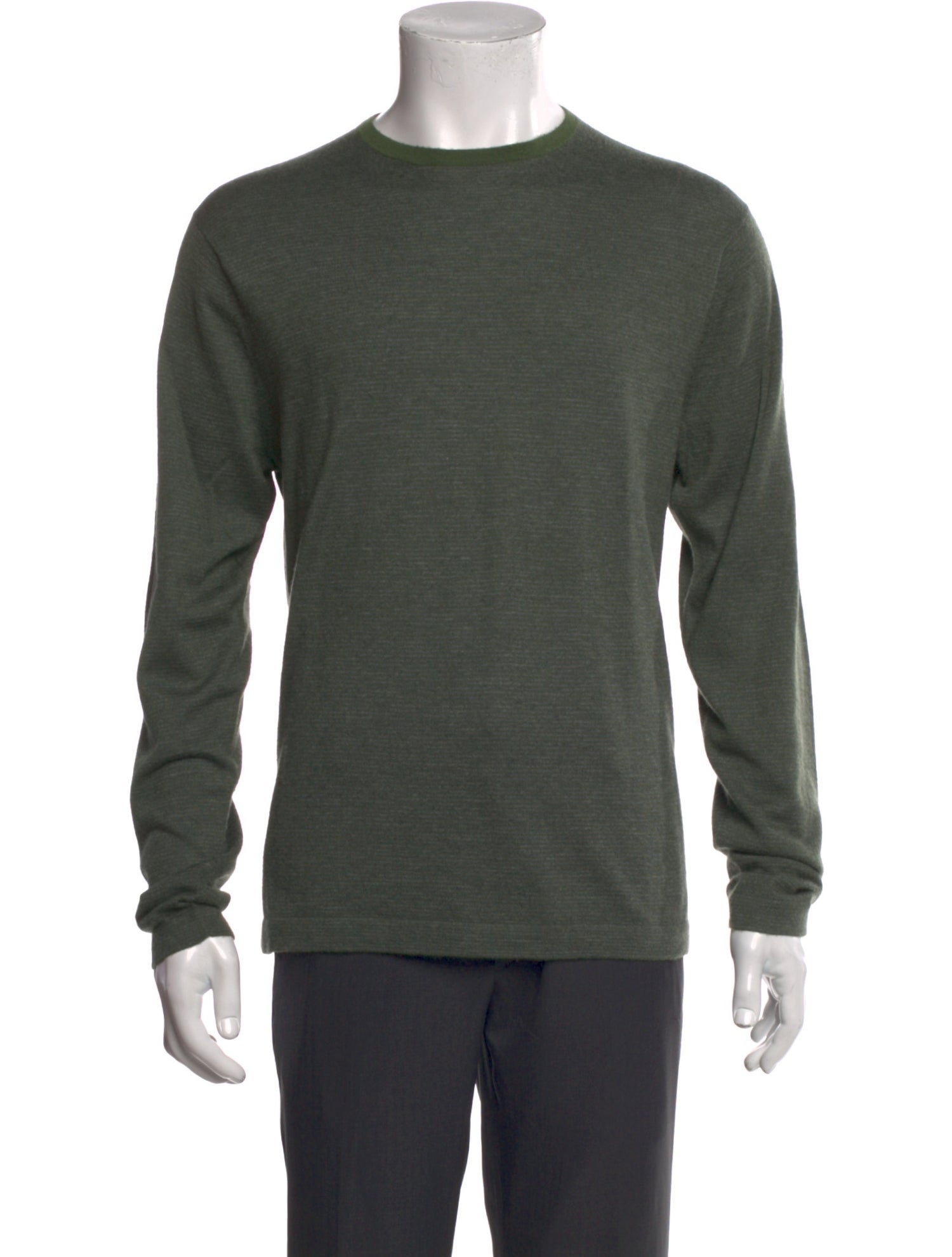 Neiman Marcus Cashmere Crew Neck Pullover
