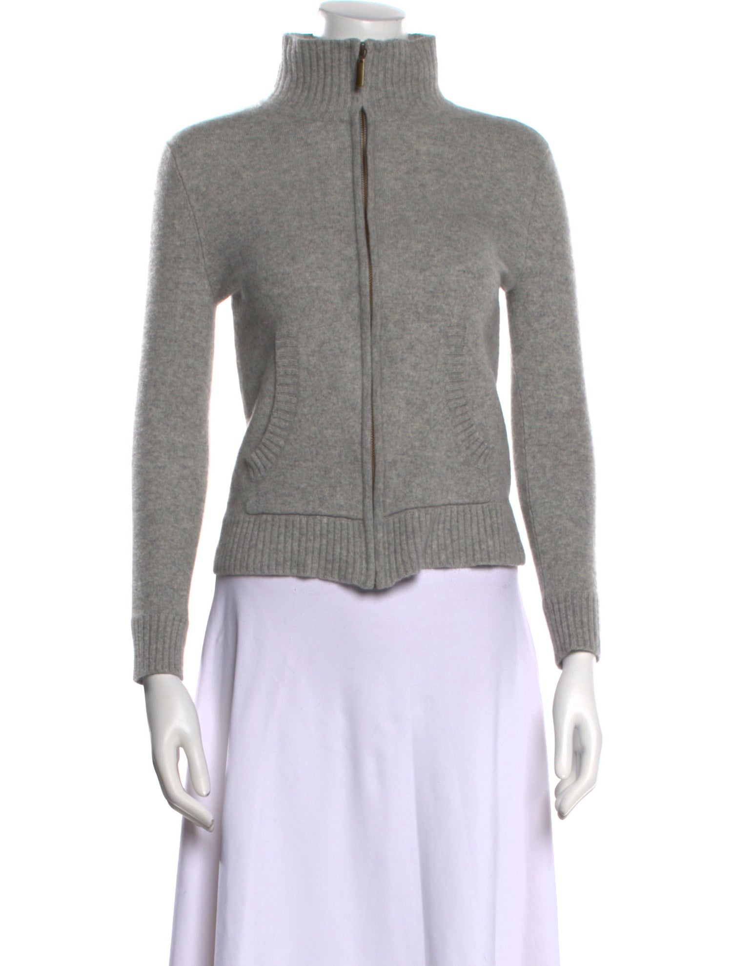 Neiman Marcus Cashmere Mock Neck Sweater