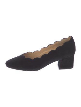 Neiman Marcus Suede Pumps