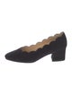 Neiman Marcus Suede Pumps