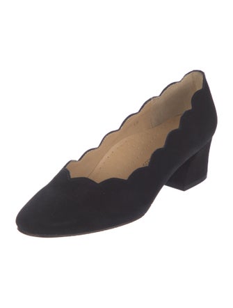 Neiman Marcus Suede Pumps