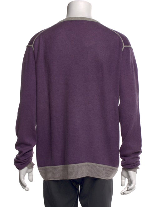 Neiman Marcus Cashmere V-Neck Pullover