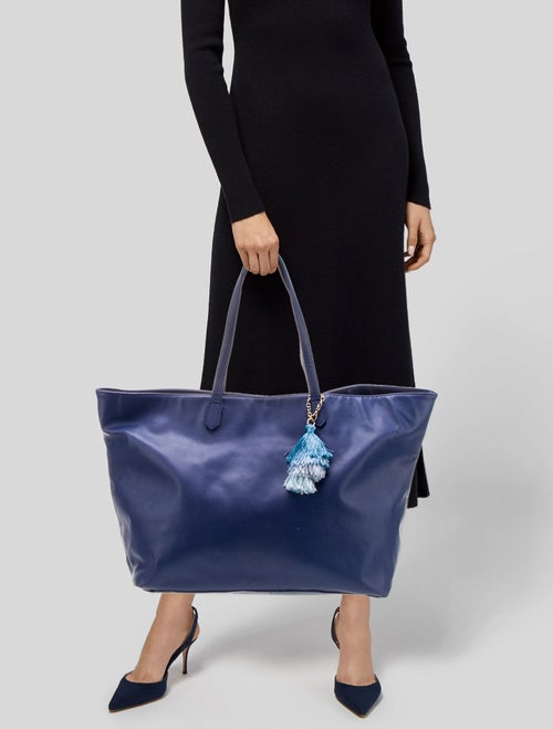 Neiman Marcus Saffiano Leather Tote