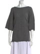 Neiman Marcus Cashmere Bateau Neckline Sweater