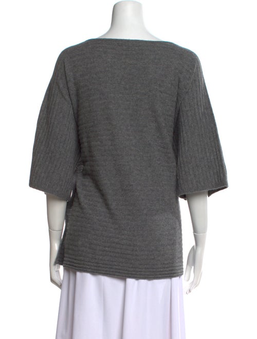 Neiman Marcus Cashmere Bateau Neckline Sweater