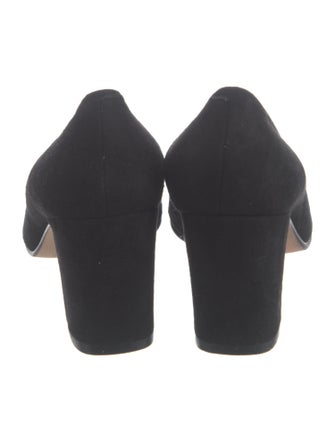 Neiman Marcus Suede Pumps