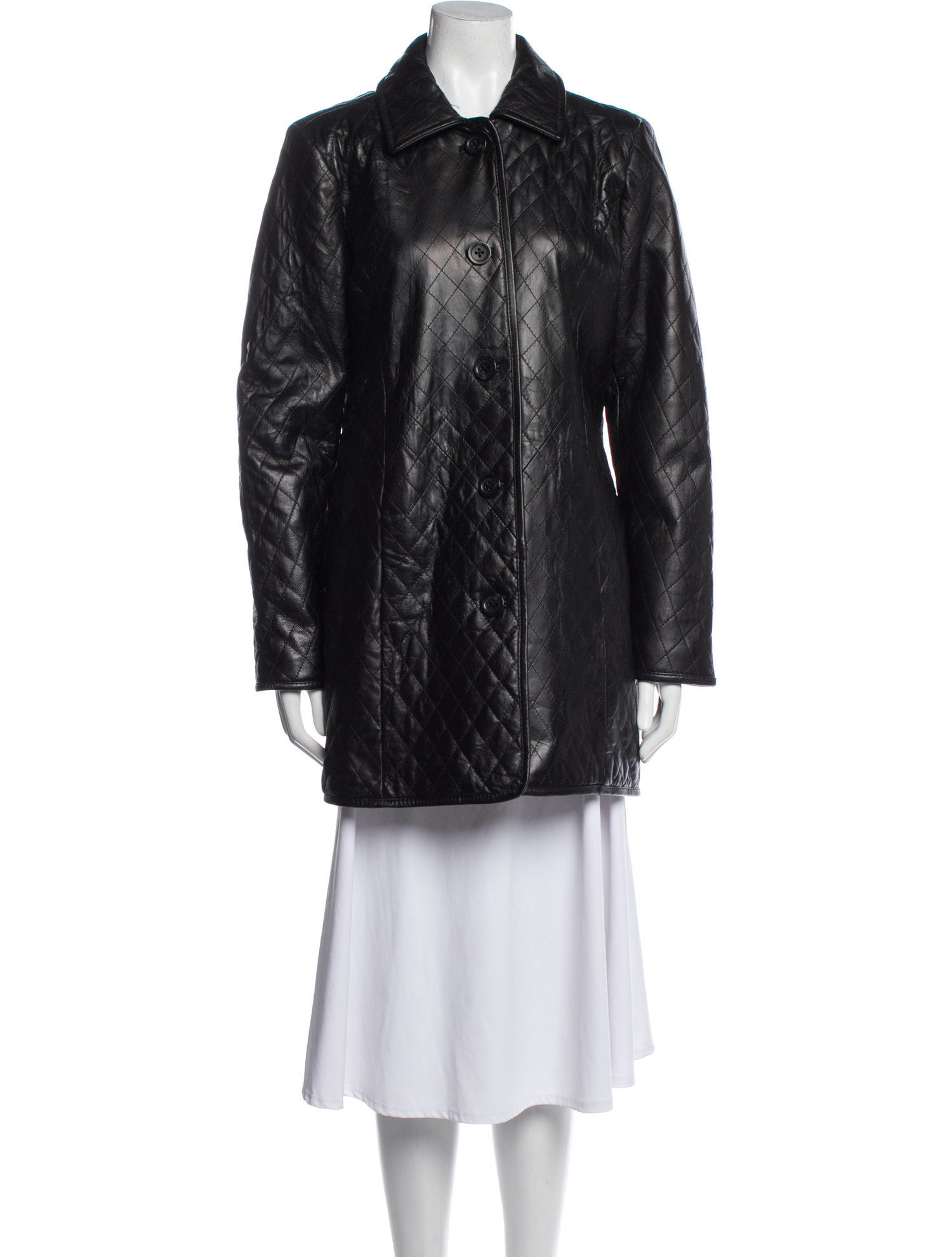 Neiman Marcus Leather Coat