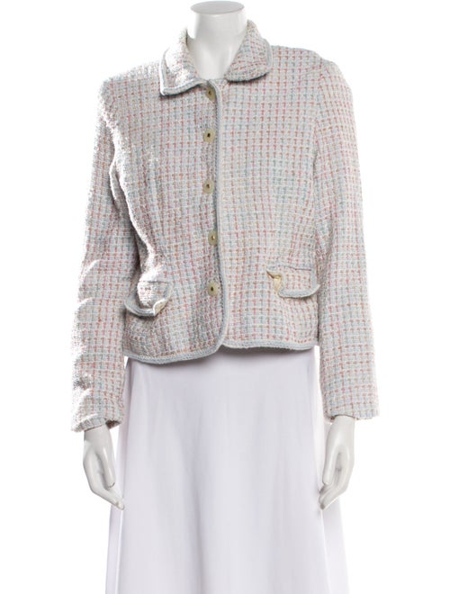 Neiman Marcus Tweed Pattern Evening Jacket