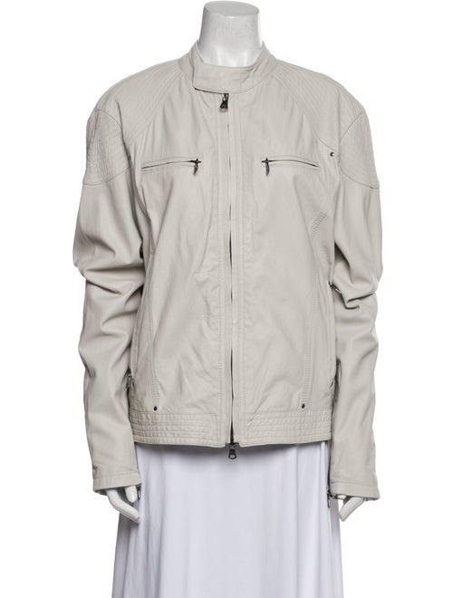 Neiman Marcus Leather Utility Jacket