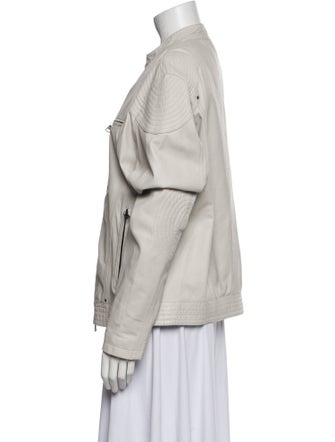 Neiman Marcus Leather Utility Jacket