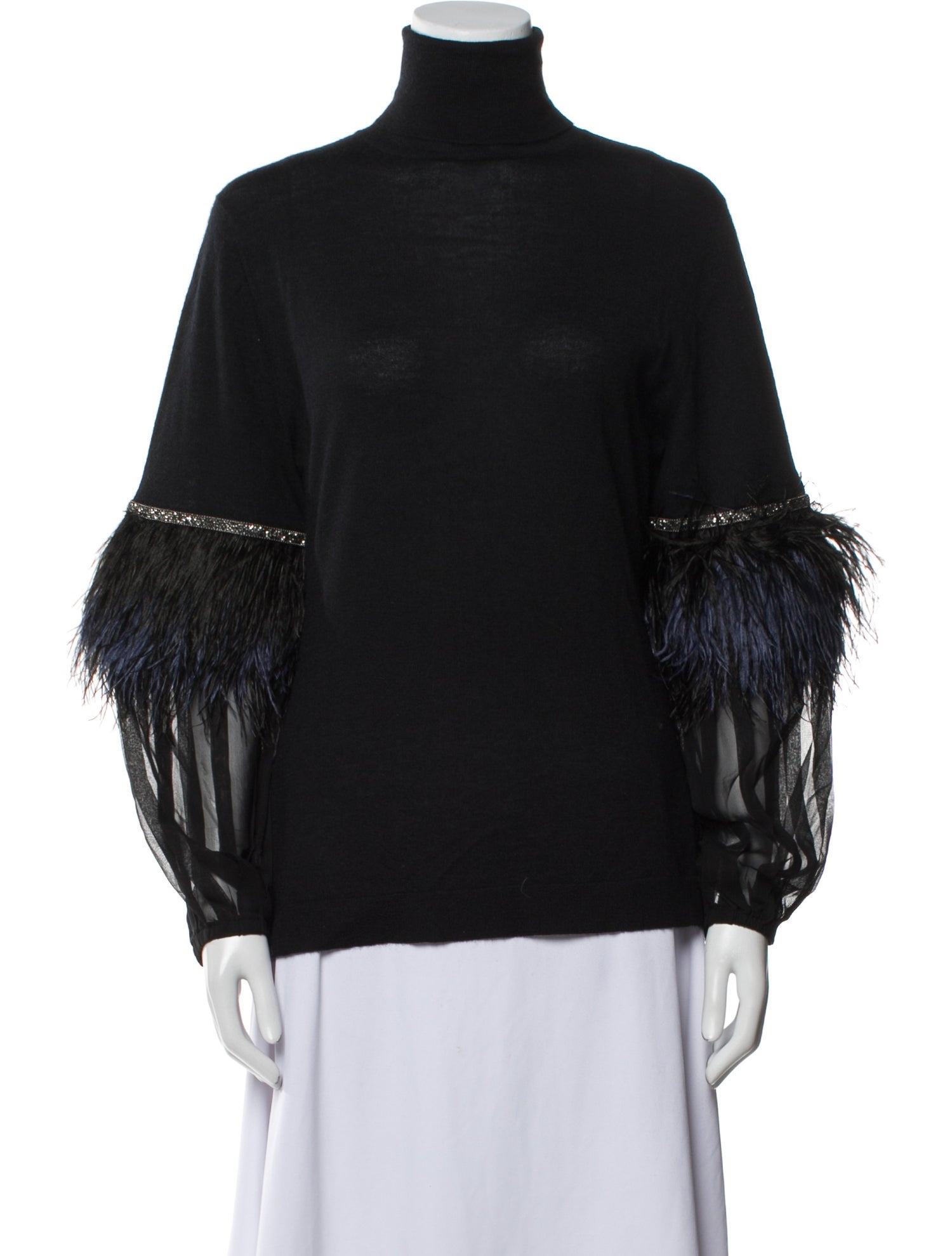 Neiman Marcus Cashmere Turtleneck Blouse w/ Tags