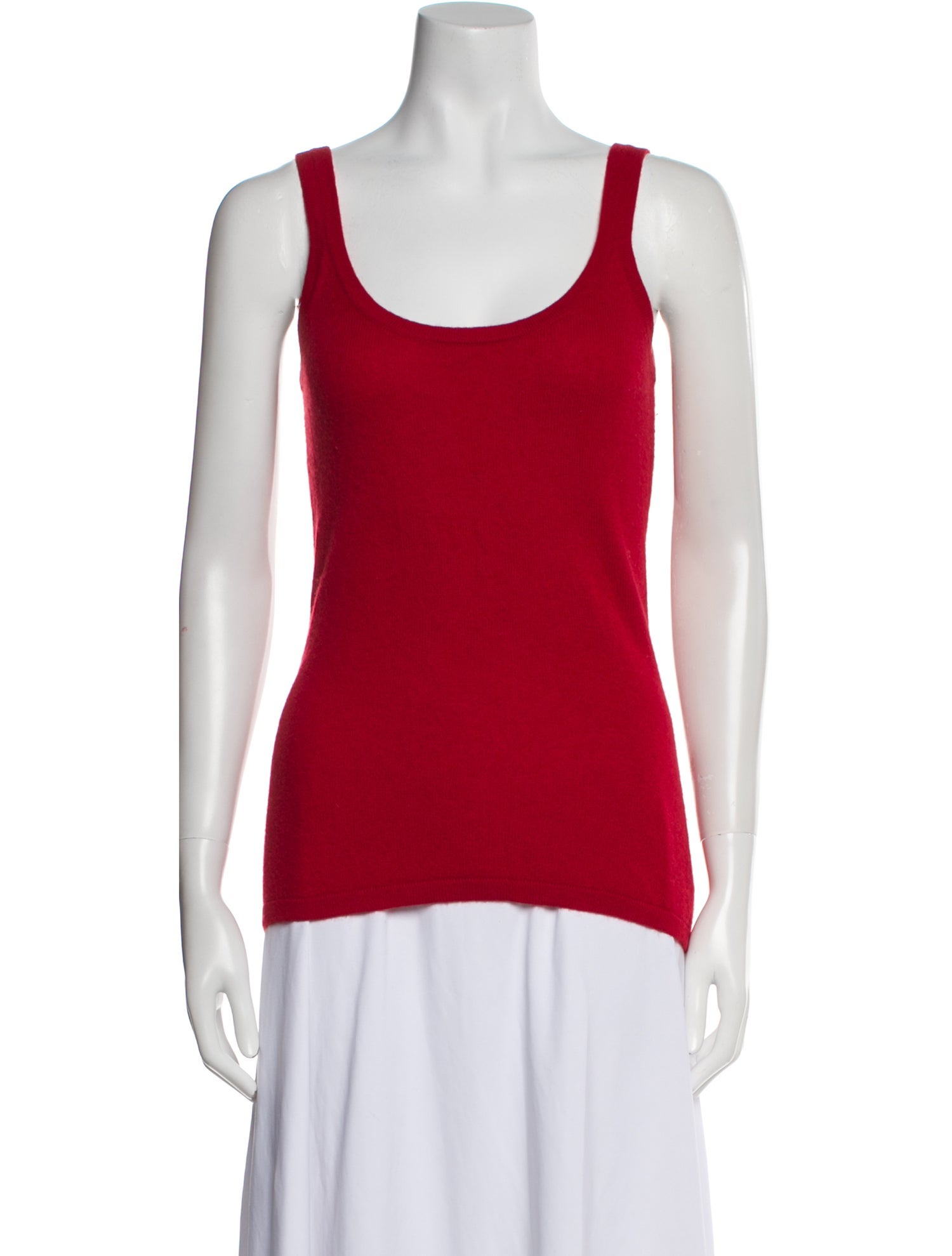 Neiman Marcus Cashmere Scoop Neck Top
