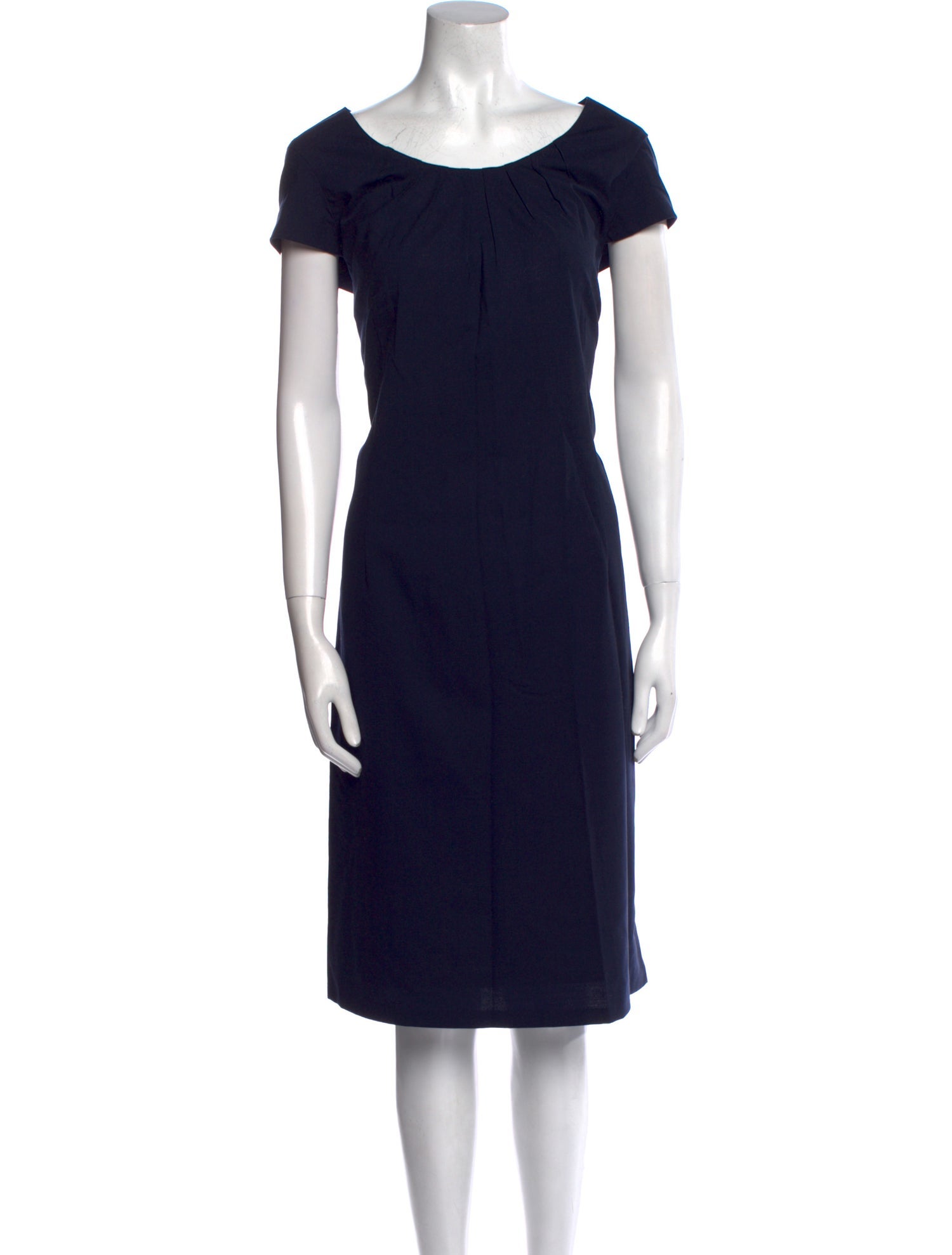 Neiman Marcus Wool Knee-Length Dress