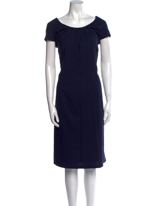 Neiman Marcus Wool Knee-Length Dress