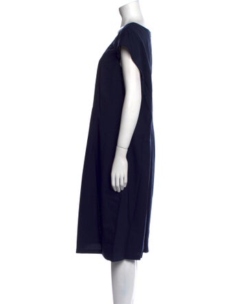 Neiman Marcus Wool Knee-Length Dress