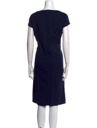 Neiman Marcus Wool Knee-Length Dress