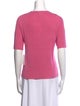 Neiman Marcus Silk Crew Neck T-Shirt