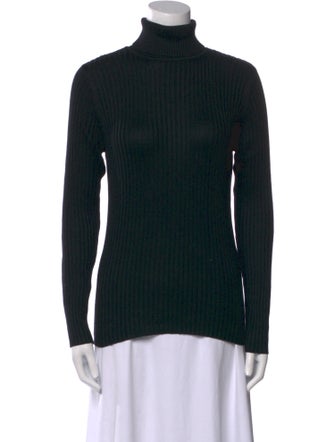 Neiman Marcus Silk Turtleneck Top